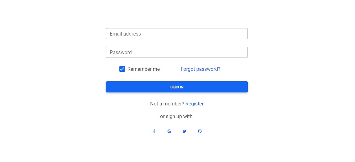 Bootstrap Sign Up Form
