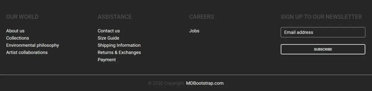 MDB 5 - Bootstrap 5 & Material Design