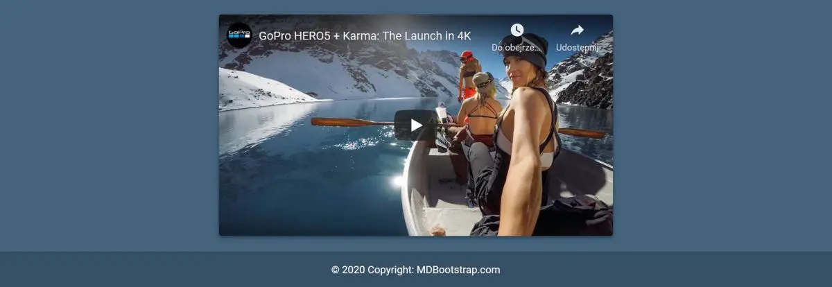 MDB 5 - Bootstrap 5 & Material Design