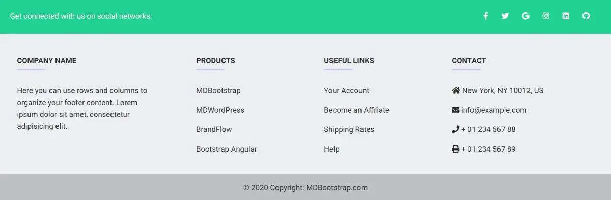 MDB 5 - Bootstrap 5 & Material Design