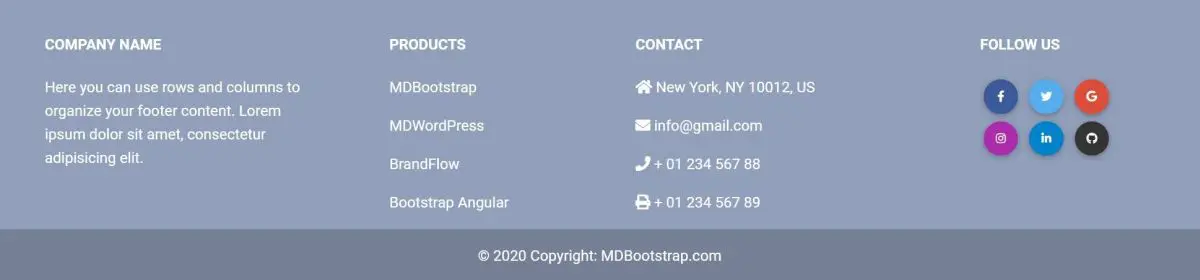 MDB 5 - Bootstrap 5 & Material Design