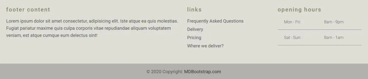 MDB 5 - Bootstrap 5 & Material Design